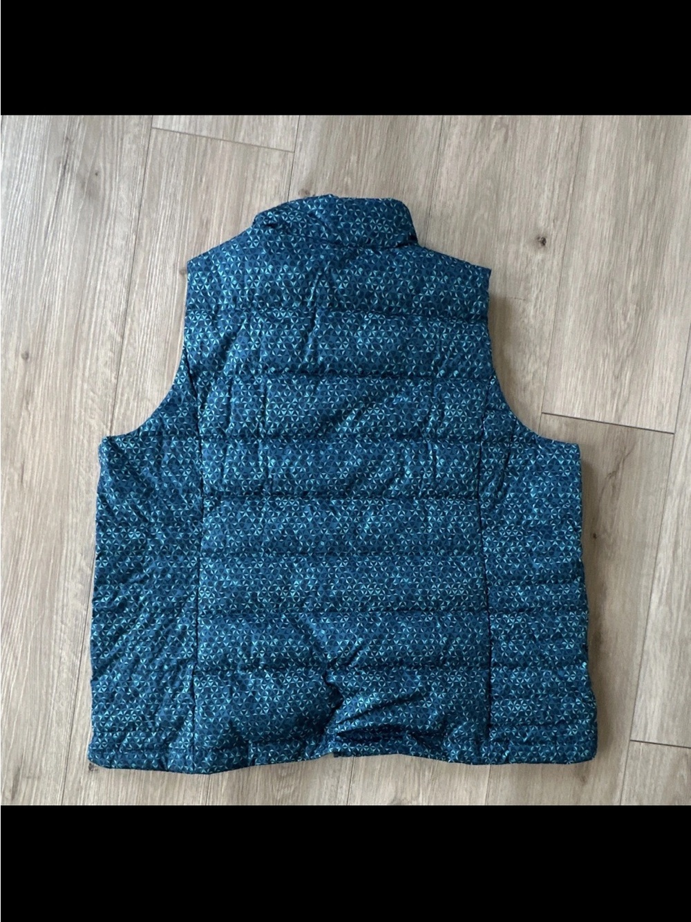 Lands' End Kids Teal Blue Quilted Puffer Vest